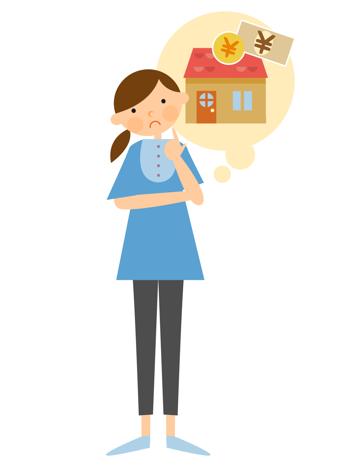 住宅ローンに悩む元妻